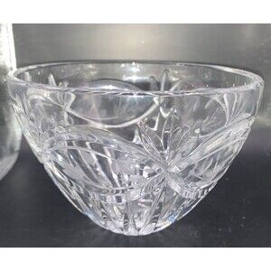 Waterford Marquis Crystal Bowl 5-1/2 Inch Glass Bowl Candy Dish Floral